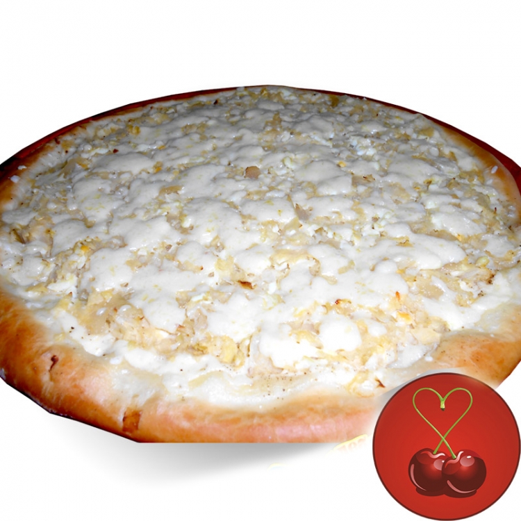 Пицца капустная с яйцом и сыром