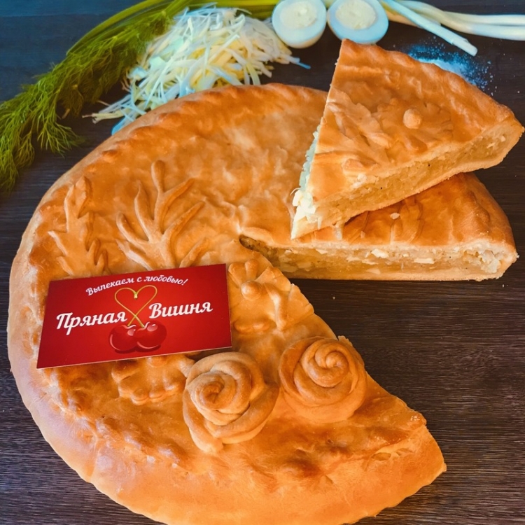 Пирог с капустой и яйцом
